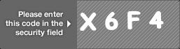 captcha code for visual authentication  letter X number 6 letter F number 4