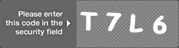 captcha code for visual authentication  letter T number 7 letter L number 6
