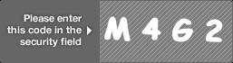captcha code for visual authentication  letter M number 4 letter G number 2