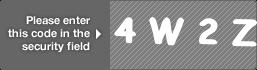 captcha code for visual authentication  number 4 letter W number 2 letter Z