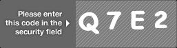 captcha code for visual authentication  letter Q number 7 letter E number 2