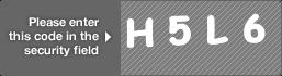 captcha code for visual authentication  letter H number 5 letter L number 6