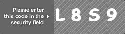 captcha code for visual authentication  letter L number 8 letter S number 9