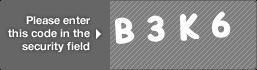captcha code for visual authentication  letter B number 3 letter K number 6