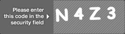 captcha code for visual authentication  letter N number 4 letter Z number 3