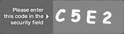 captcha code for visual authentication  letter C number 5 letter E number 2