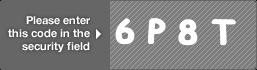 captcha code for visual authentication  number 6 letter P number 8 letter T