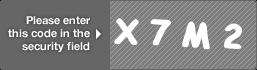 captcha code for visual authentication  letter X number 7 letter M number 2