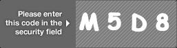 captcha code for visual authentication  letter M number 5 letter D number 8